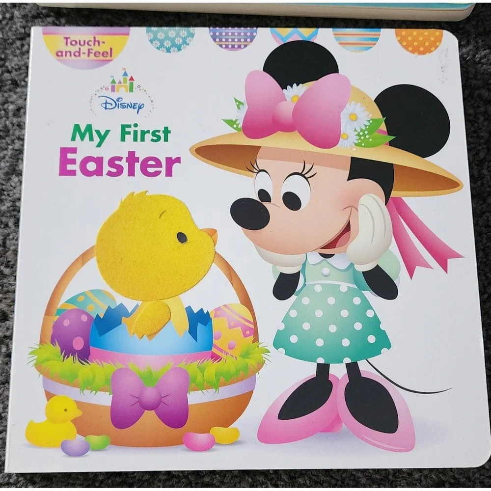 Disney Harper Easter Board Books Lot 11 Minnie Mouse Story of Easter EXC